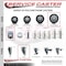 Service Caster Assure Parts 190738A Replacement Caster ASS-SCC-20S514-PPUB-BLK-TP2 - alternate 2